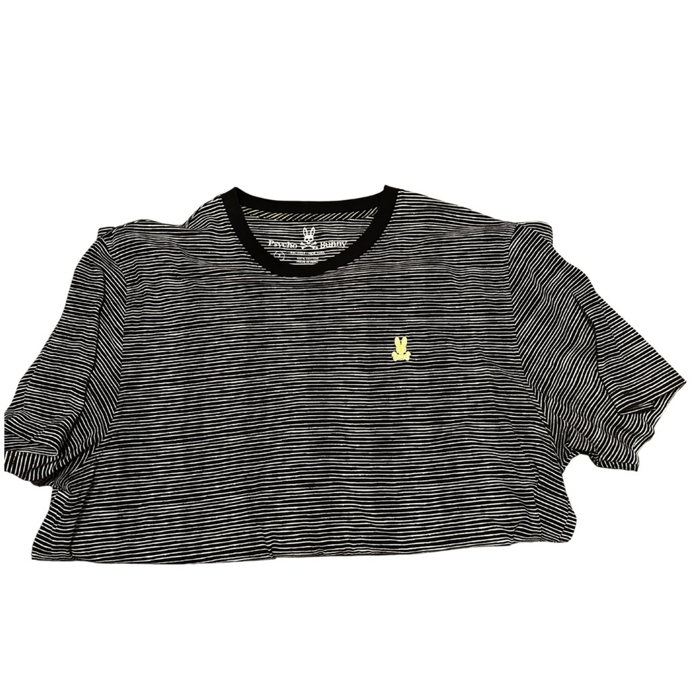 Psycho bunny MENS LUCAS HAND DRAWN STRIPE TEE